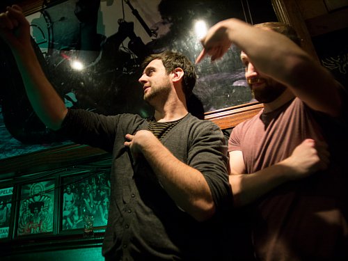 The guys making friends with Connor