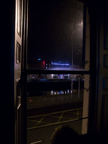 View of the River Liffey from the dance room
