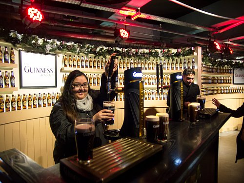 Jas with the perfect pint